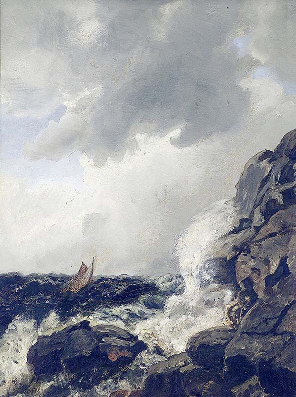 Costal Landscape with Boat